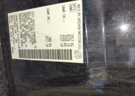 2018 Nissan Altima 2.5 S from USA, damaged, VIN 1N4AL3AP6JC120318